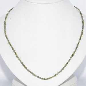 Złoty 14K naszyjnik diamenty 10.00ct certyfikat