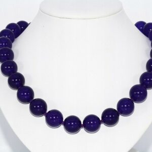 Złoty 14k naszyjnik chalcedony 295.50ct