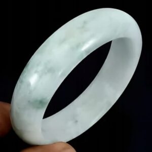 Artystyczna bransoletka 396ct jadeit naturalny kamień śr. 5.8cm