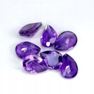 Ametysty kamienie naturalne 7 sztuk IF-VVS 4.44ct