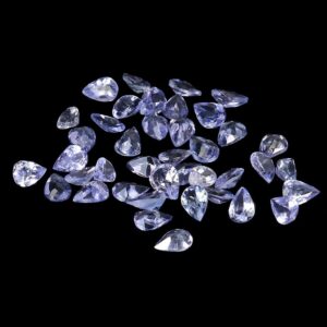 Tanzanity kamienie naturalne VVS 4.45ct 40 sztuk