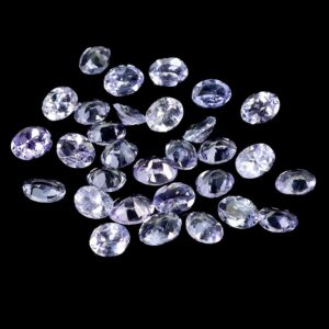Tanzanity kamienie naturalne VVS 4.55ct 30 sztuk