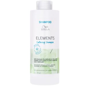 Wella Elements Calming - szampon do włosów i suchej lub wrażliwej skóry głowy, 1000ml