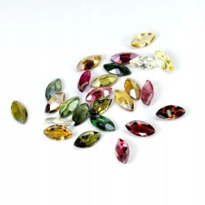 Turmaliny kamienie naturalne IF-VVS 6.9ct 25 sztuk
