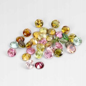 Turmaliny kamienie naturalne IF-VVS 5.4ct 35 sztuk