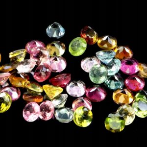 Turmaliny kamienie naturalne IF-VVS 4ct 45 sztuk