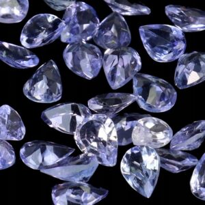 Tanzanity kamienie naturalne VVS 4.5ct 40 sztuk