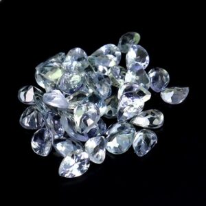 Tanzanity kamienie naturalne VVS 5.4ct 42 sztuki
