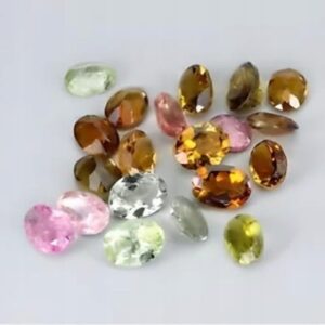 Turmaliny kamienie naturalne IF-VVS 6.5ct 20 sztuk