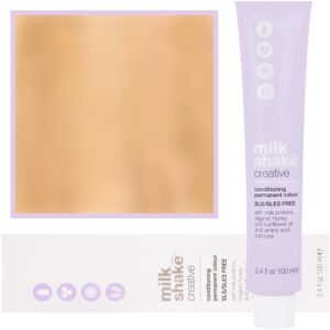 Milk Shake Creative - farba do włosów, pełna paleta kolorów, 100ml 9,314 | 9GAC || Bardzo Jasny Miedziany Złocisty Popielaty Blond