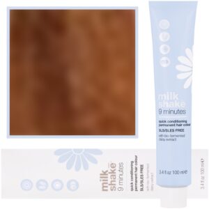 Milk Shake 9 Minutes - farba do włosów, pełna paleta kolorów, 100ml 6,3 | 6G || Ciemny Złoty Blond