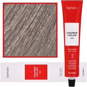 Kemon Cramer Color - kremowa farba do włosów z olejem kokosowym, 100ml 9,21 | Bardzo Jasny Beżowy Popielaty Blond