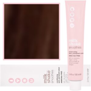 Milk Shake Smoothie Semi-Perm - farba do włosów bez amoniaku, paleta kolorów, 100ml 6,431 | 6CGA || Naturalny Ciemny Egzotyczny Blond