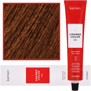 Kemon Cramer Color - kremowa farba do włosów z olejem kokosowym, 100ml 8,24 | Jasny Beżowy Miedziany Blond