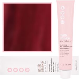 Milk Shake Smoothie Semi-Perm - farba do włosów bez amoniaku, paleta kolorów, 100ml 6,6 | 6R || Ciemny Czerwony Blond