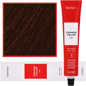 Kemon Cramer Color - kremowa farba do włosów z olejem kokosowym, 100ml 6,43 | Ciemny Miedziany Złoty Blond