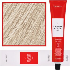 Kemon Cramer Color - kremowa farba do włosów z olejem kokosowym, 100ml 10,78 | Fioletowy Perłowy Platynowy
