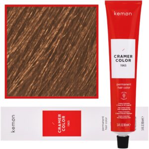 Kemon Cramer Color - kremowa farba do włosów z olejem kokosowym, 100ml 8,36 | Jasny Złoty Mahoniowy Blond