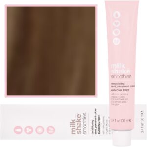 Milk Shake Smoothie Semi-Perm - farba do włosów bez amoniaku, paleta kolorów, 100ml 6,41 | 6CA || Ciemny Miedziany Popielaty Blond
