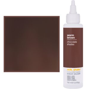 Milk Shake Direct Colour - toner do koloryzacji włosów 100ml, pełna paleta kolorów WARM BROWN || Ciepły Brąz