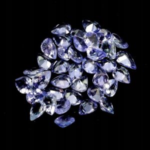 Tanzanity 37 sztuk kamienie naturalne VVS 4.21ct