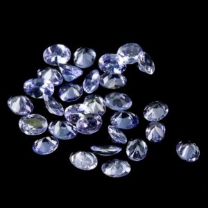 Tanzanity 29 sztuk kamienie naturalne IF-VVS 3.7ct