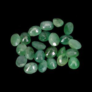 Szmaragdy kamienie naturalne 5.12ct 24 sztuki
