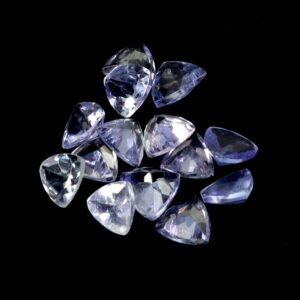 Tanzanity 14 sztuk kamienie naturalne VVS 4.08ct