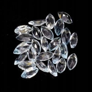 Topazy sky blue 25 sztuk kamienie naturalne VVS 5.9ct