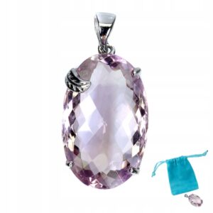 Wisiorek srebrny 925 naturalny 33ct ametryn