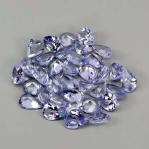 Tanzanity 35 sztuk kamienie naturalne VVS 4.6ct