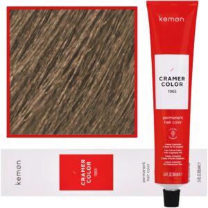 Kemon Cramer Color - kremowa farba do włosów z olejem kokosowym, 100ml 9,008 | Bardzo Jasny Nordycki Super Naturalny Blond