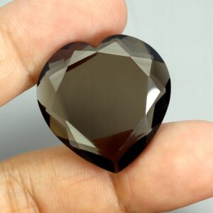 Kwarc dymny kamień naturalny 33.25ct VVS szlif serce