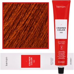 Kemon Cramer Color - kremowa farba do włosów z olejem kokosowym, 100ml 8,44 | Jasny Głęboki Miedziany Blond