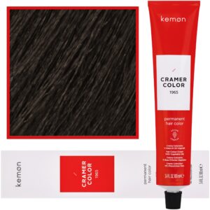 Kemon Cramer Color - kremowa farba do włosów z olejem kokosowym, 100ml 6,21 | Ciemny Beżowy Popielaty Blond
