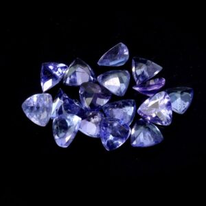 Tanzanity 16 sztuk kamienie naturalne VVS 4.18ct