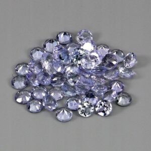 Tanzanity 48 sztuk kamienie naturalne IF-VVS 4.2ct