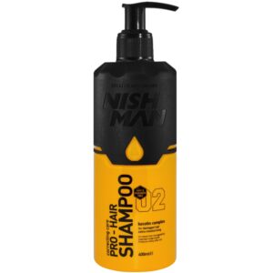 Nishman Correcting Care 02 Keratin Complex - szampon do włosów zniszczonych, 400ml