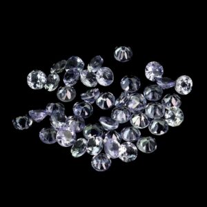 Tanzanity 45 sztuk kamienie naturalne VVS 4.02ct