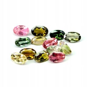 Turmaliny kamienie naturalne IF-VVS 4.06ct 13 sztuk