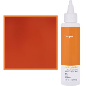 Milk Shake Direct Colour - toner do koloryzacji włosów 100ml, pełna paleta kolorów COPPER || Miedziany
