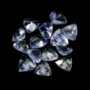 Tanzanity 14 sztuk kamienie naturalne VVS 4.14ct