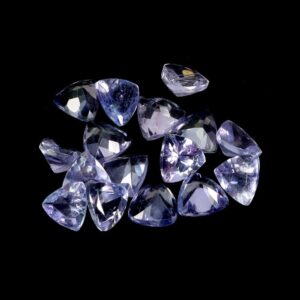 Tanzanity 16 sztuk kamienie naturalne VVS 4.07ct
