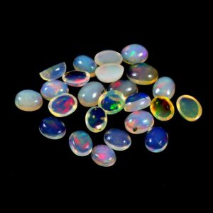 Opale ogniste 5.05ct kamienie naturalne 24 sztuki IF AAA