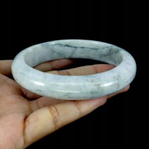Artystyczna bransoletka 310ct jadeit naturalny kamień śr. 5.9cm
