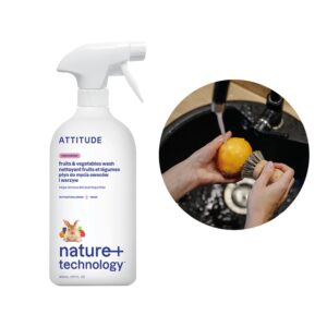 Bezzapachowy spray do mycia owoców i warzyw, 800 ml