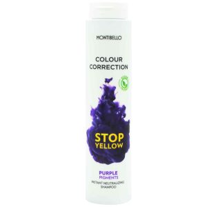 Montibello Colour Stop Yellow - neutralizujący żółte tony szampon do włosów blond, 300ml