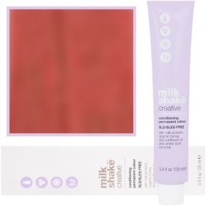 Milk Shake Creative - farba do włosów, pełna paleta kolorów, 100ml 7,666 | 7RRR || Średni Ognisty Czerwony Blond