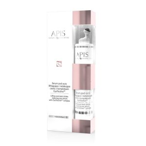 Serum Roll-on pod oczy liftingujące i redukujące cienie Apis z kompleksem Eye’fective - 10 ml