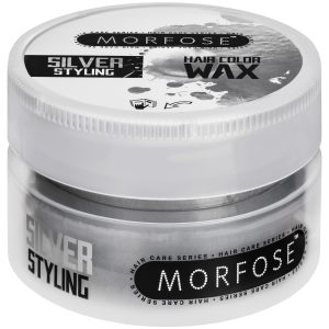 Morfose Hair Color Wax - koloryzujący wosk do włosów, mocny, matowe wykończenie, 100ml Silver | Srebrny